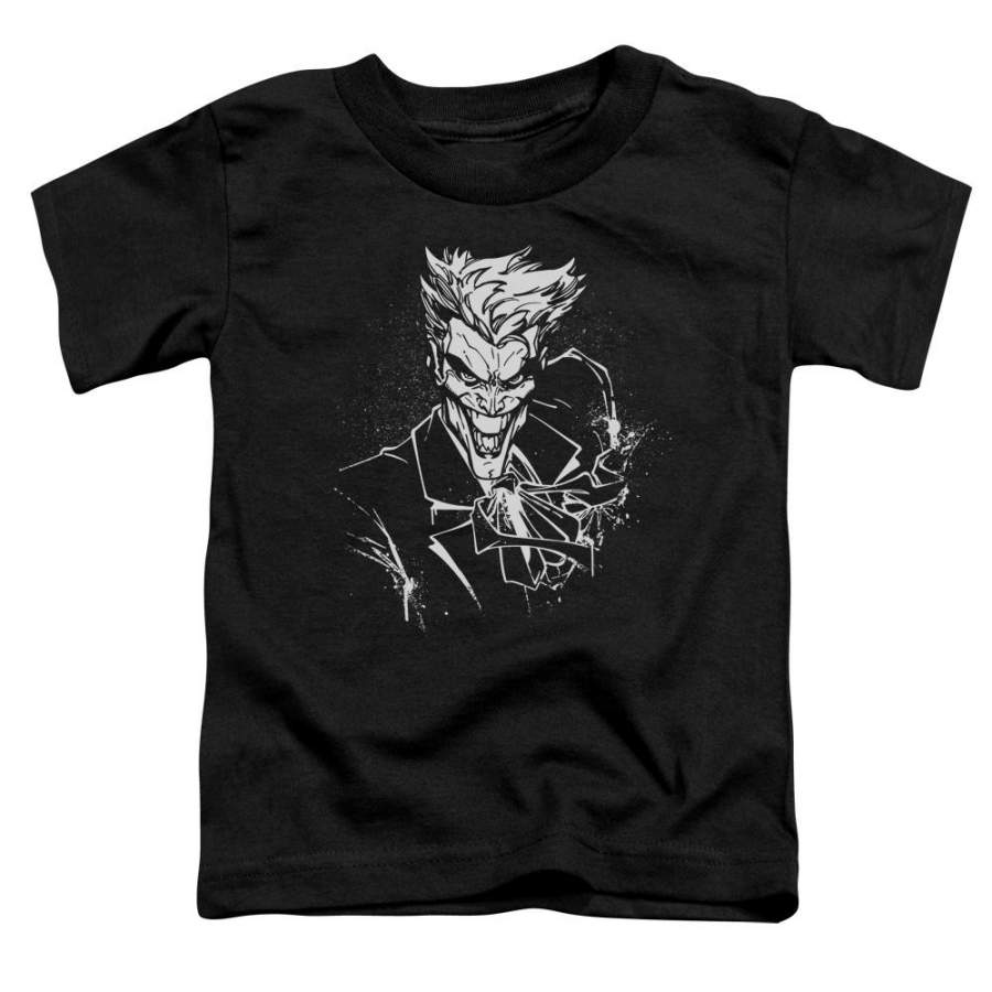 Batman – Joker’s Splatter Smile Short Sleeve Toddler Tee