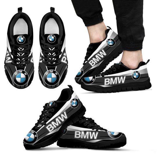 3D Printed Bmw Ttt-Hl Sneakers For Men & Women Ver1 (Black)