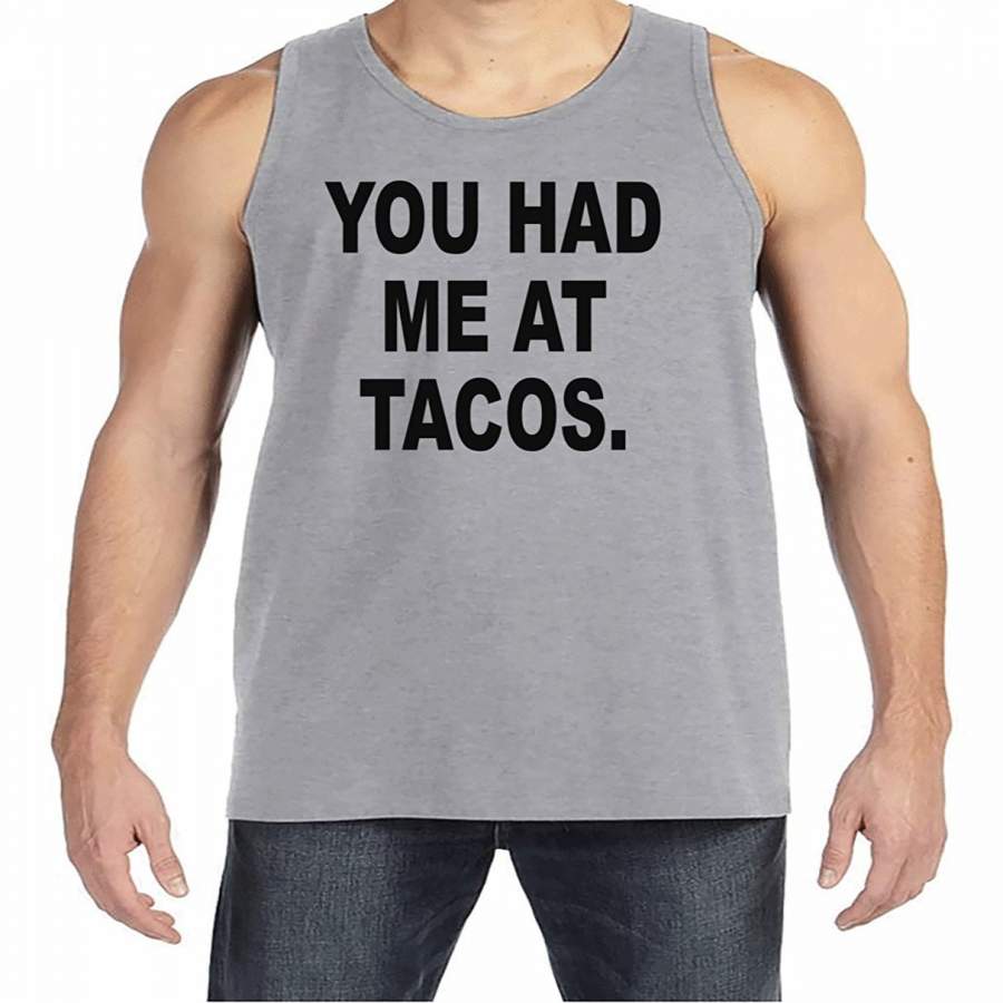 7 ate 9 Apparel Mens Tacos Tank Top