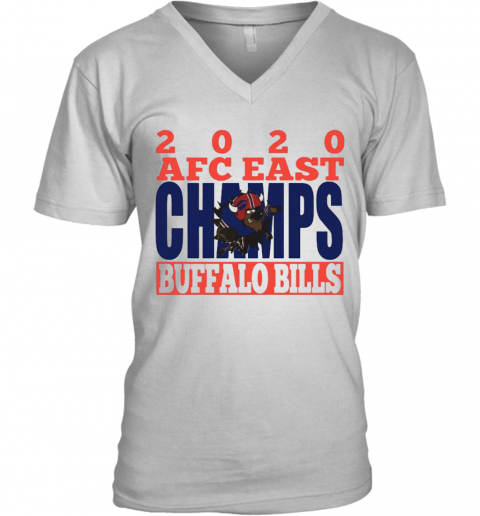 2020 Afc East Champs Buffalo Bills Football V-Neck T-Shirt