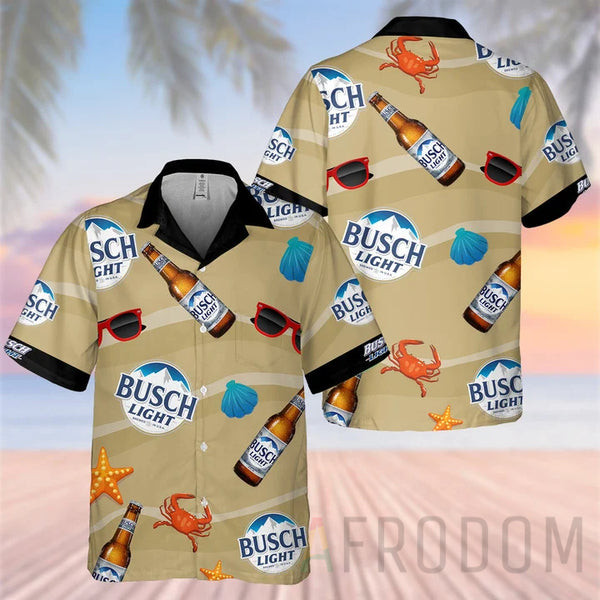 Summer Seafood Busch Light Hawaii Shirts For Men And Women Ha109593