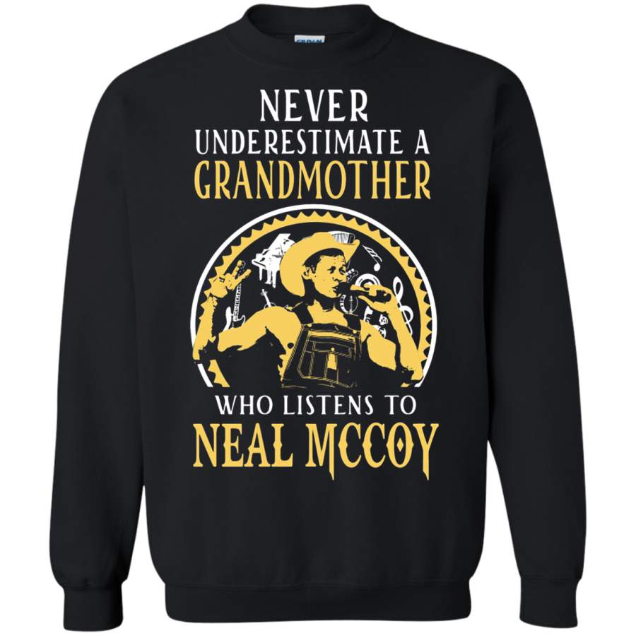AGR Never Underestimate A Grandmother Who Listens To Neal Mccoy Sweatshirt
