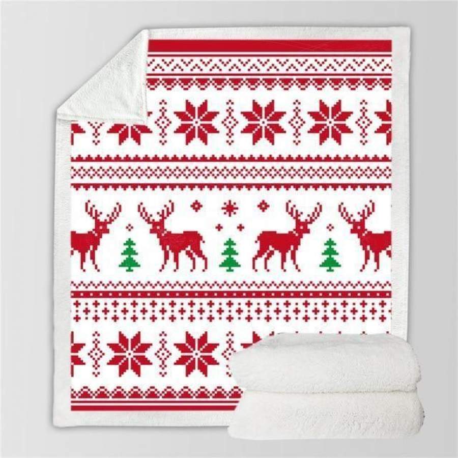 X-Mas Multi Pattern Blanket Christmas Decoration Ideas Christmas Gift Ideas