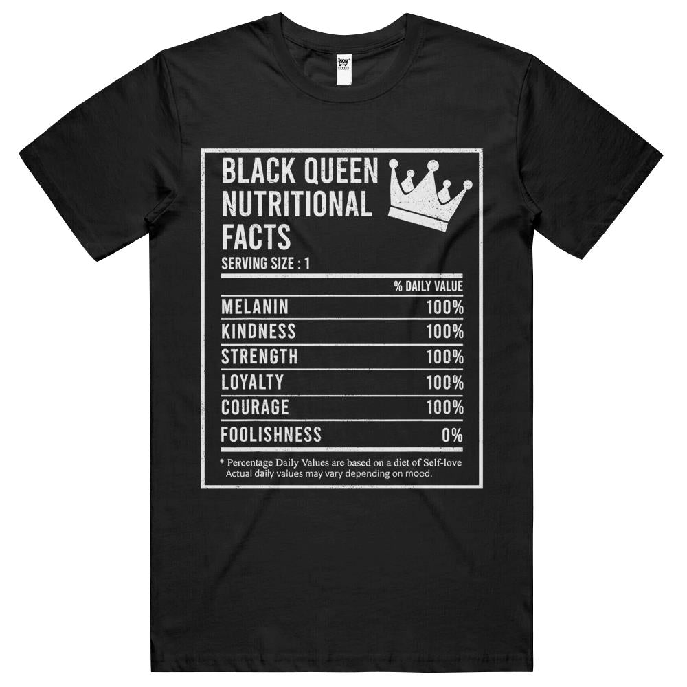 Nutritional Facts Shirt, Nutritional Facts T Shirt, Black Queen Nutrition Facts, Black Queen Nutritional Facts T Shirt, Black History Women T Shirts