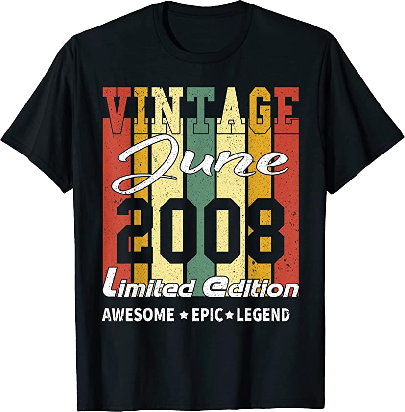 Vintage Limited Edition Birthday Decoration June 2008 T-Shirt