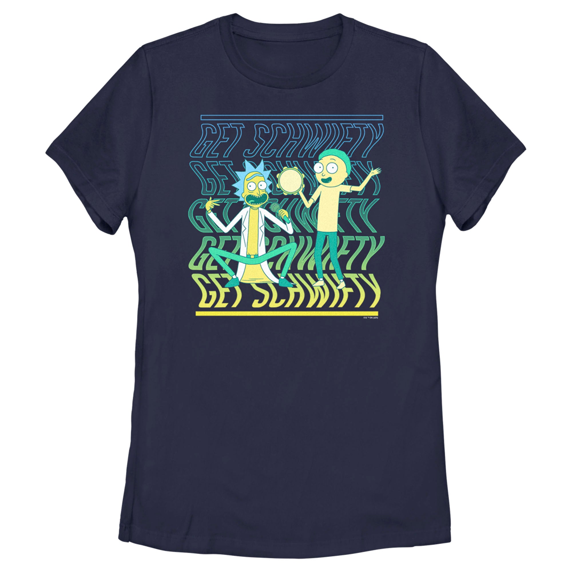 Women’S Rick And Morty Get Schwifty Dance T-Shirt