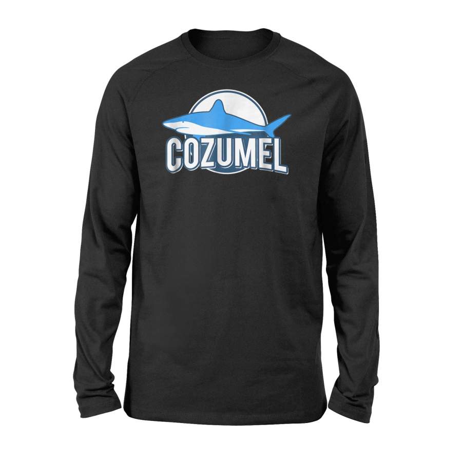 Cozumel Mexico Shark Souvenir Long Sleeve T-Shirt