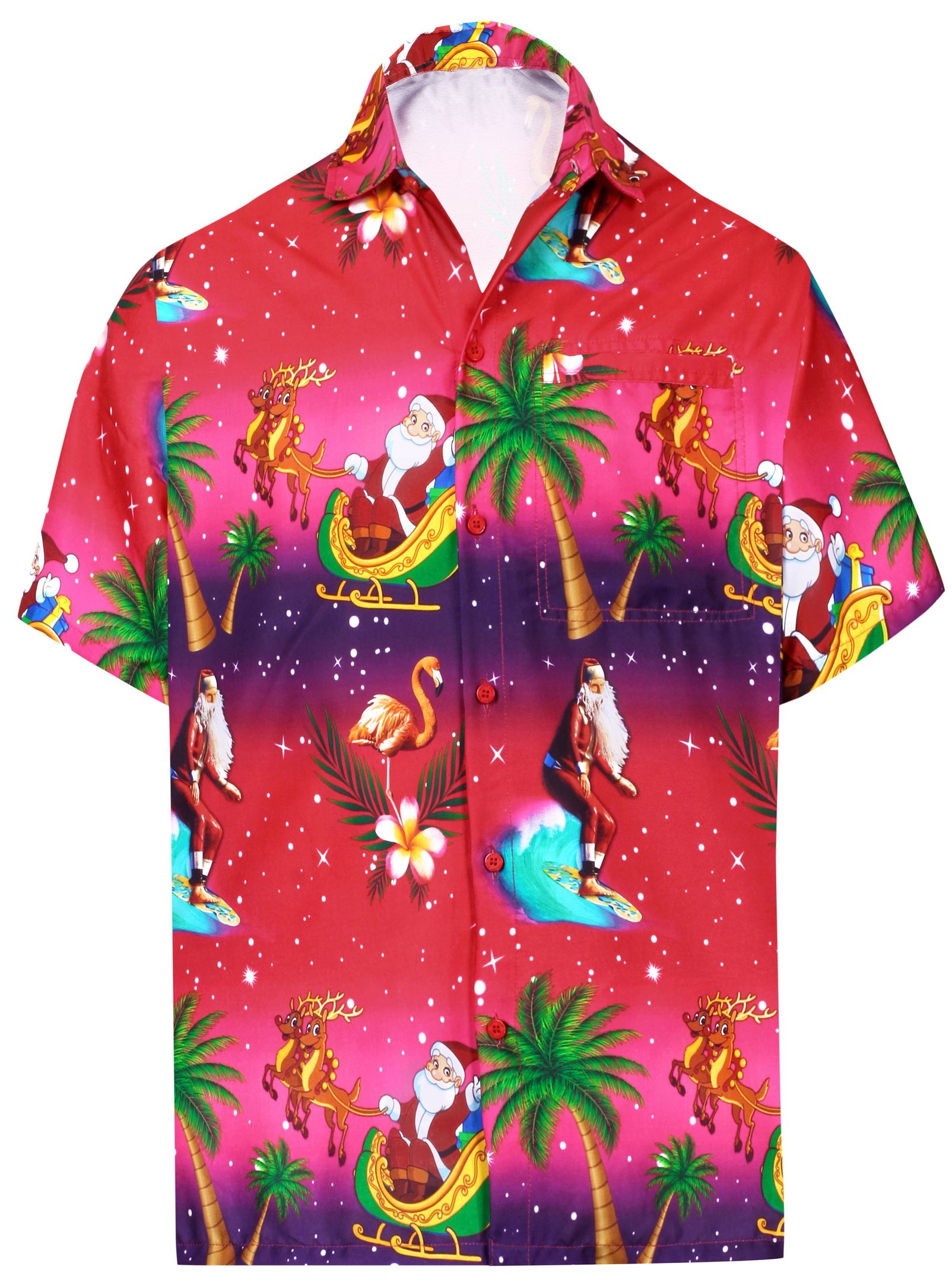 Christmas Pink Unique Design Hawaii Shirt Ha4810