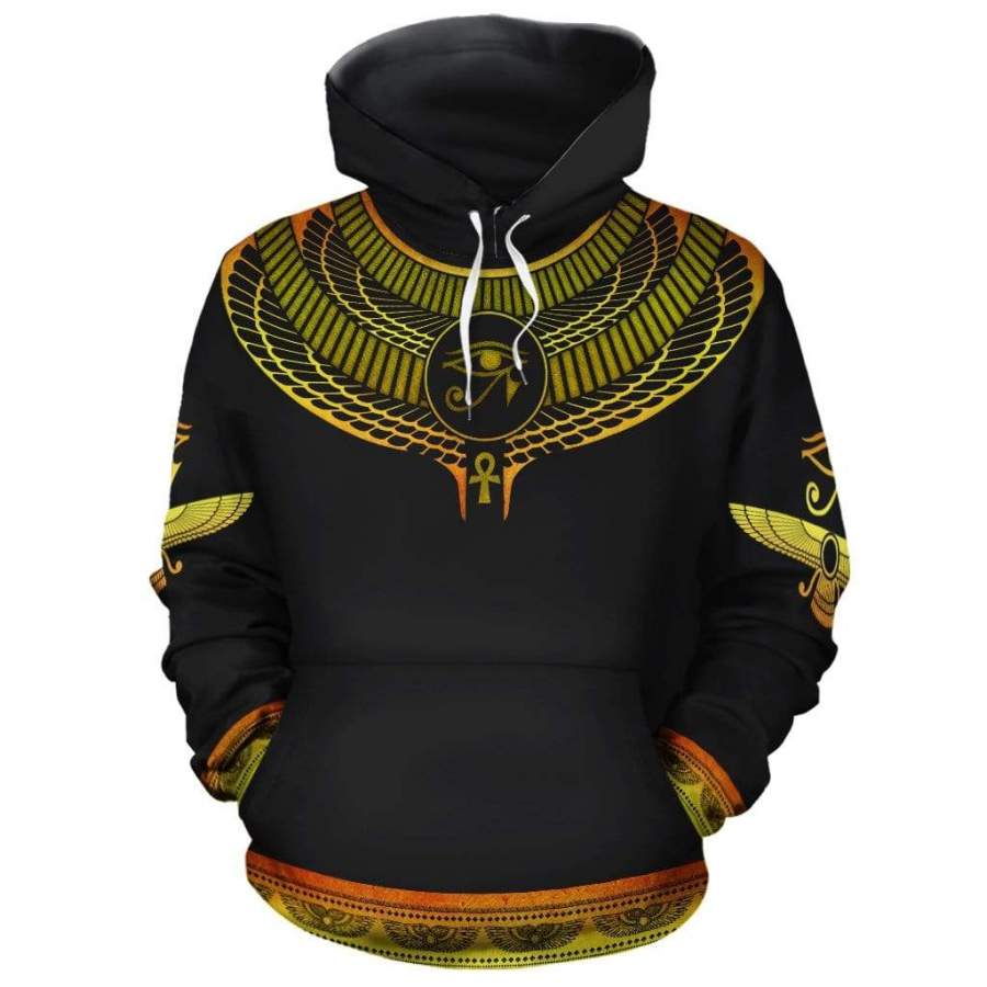 Egyptian Gold Horus All-over Hoodie