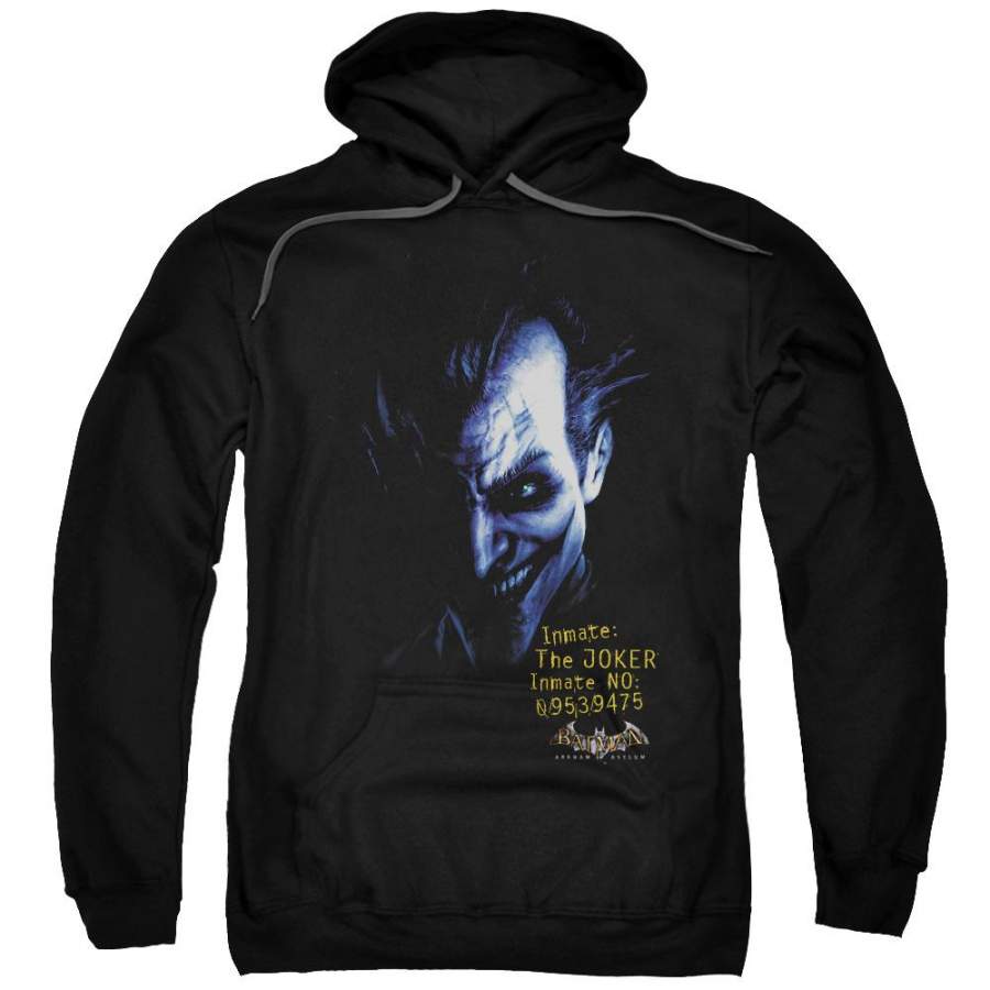 Batman Aa – Arkham Joker Adult Pull Over Hoodie