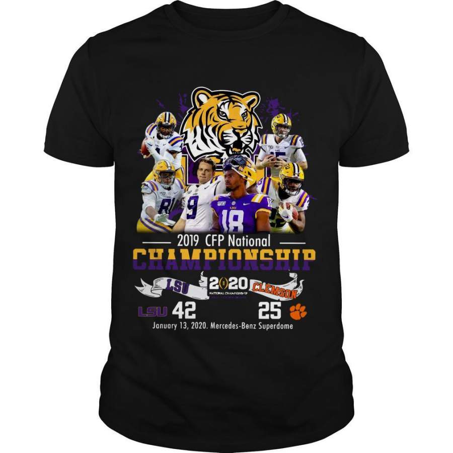 Cfp National Champions Lsu vs Clemson Shirt Trending T Shirt