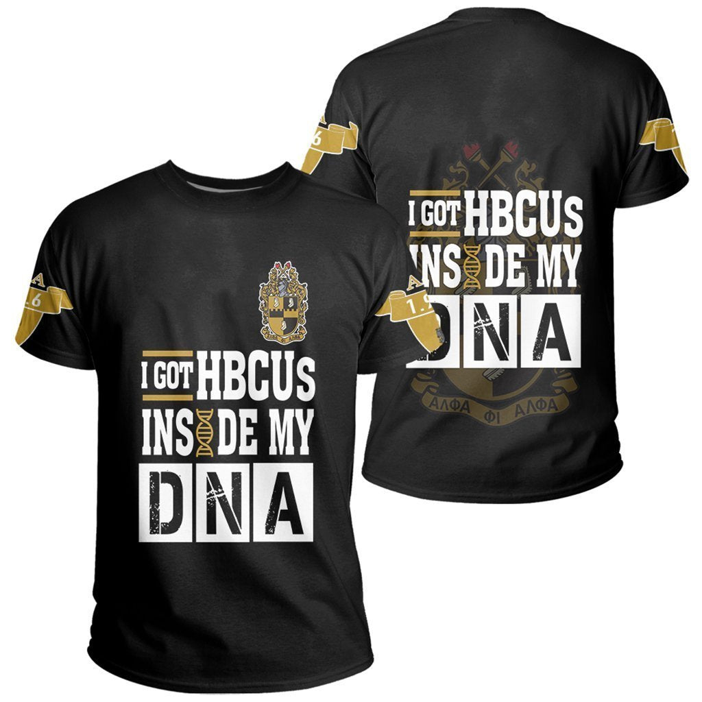 Greek Life T-Shirt – Alpha Phi Alpha Hbcu Dna T-Shirt J09