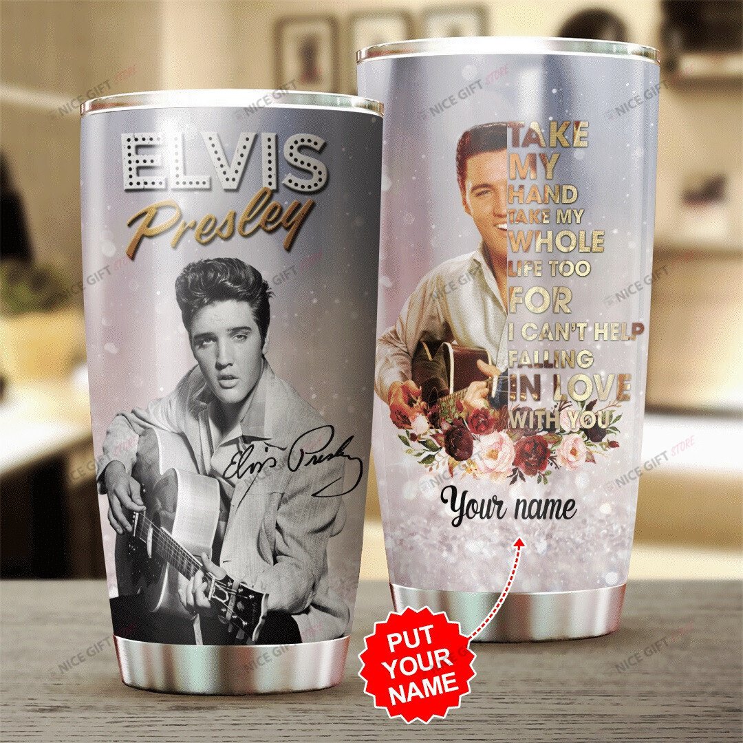 Elvis Presley Custom Name Tumbler Tbl-O7P0