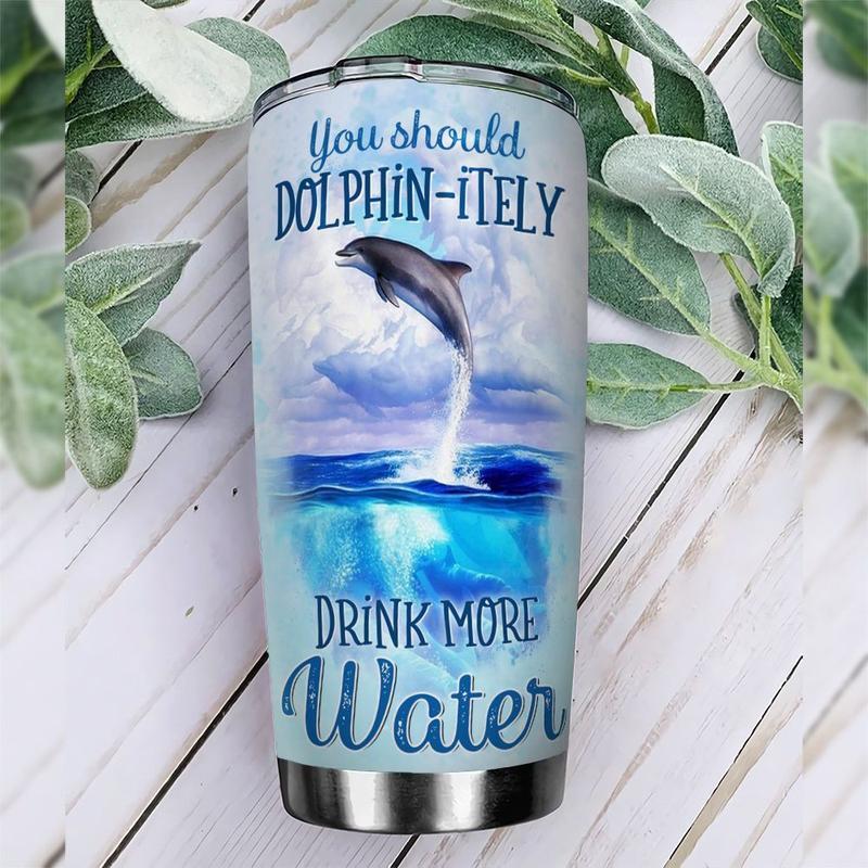 Dolphin Stainless Steel Tumbler Cup | Travel Mug | Tc5603