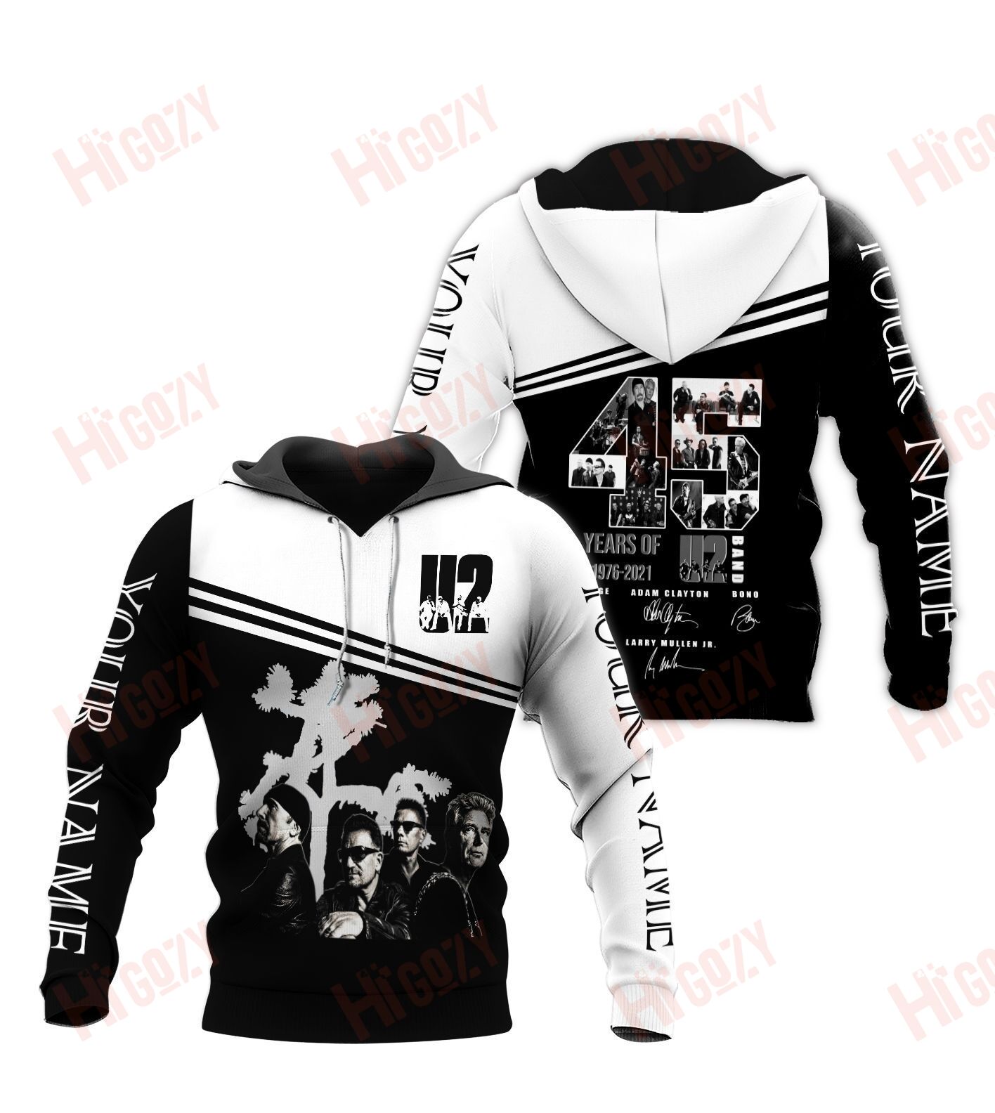 Higozy™ U2 3D All Over Printed Clothes – V749