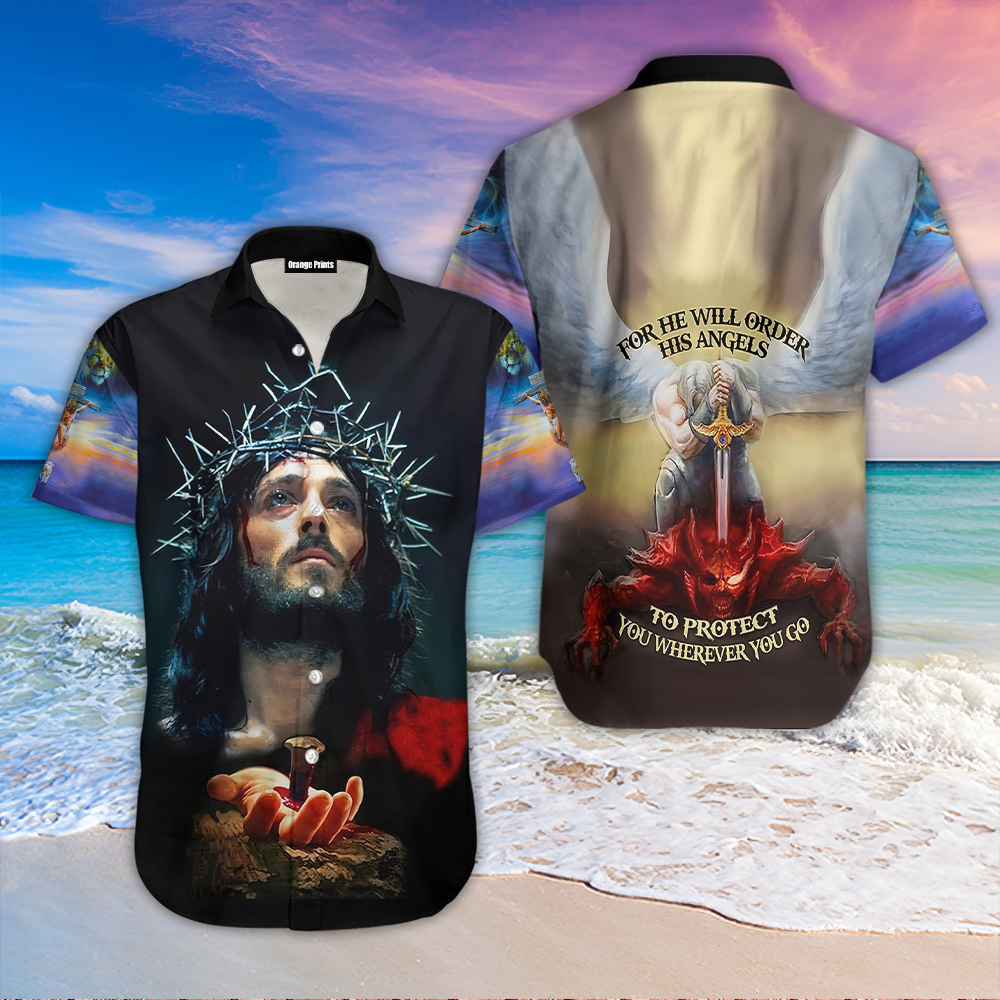 Jesus For He Will Order His Angle Hawaii Shirt Men And Women Ha107240