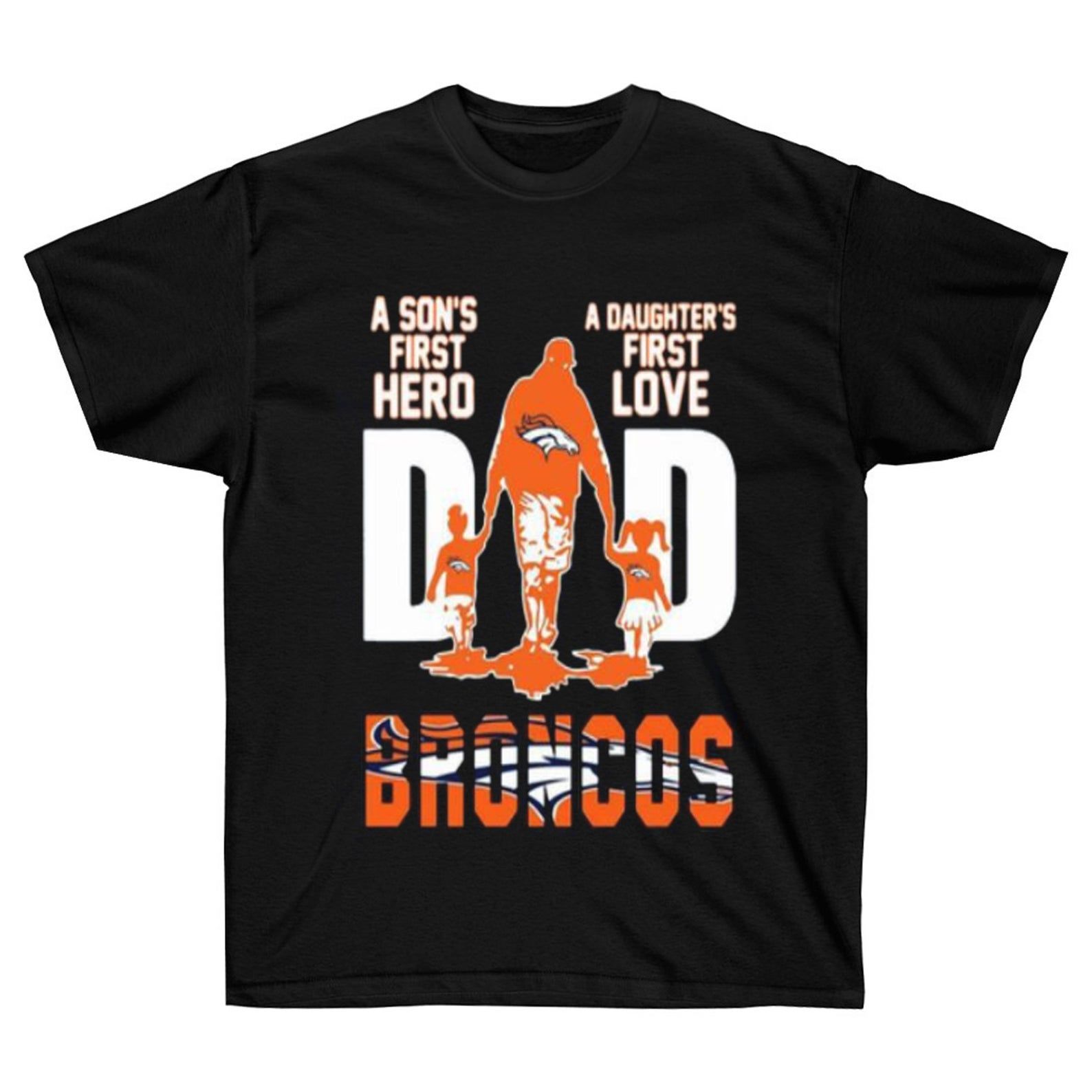 Denver Broncos Dad Gift Shirt Denver Broncos Dad Shirt Denver Broncos Shirt Denver Broncos Tshirt Denver Broncos T Shirt S – 5