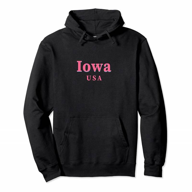 Aesthetic Iowa Gift For Her Women or Girls Pullover Hoodie, T Shirt, Sweatshirt