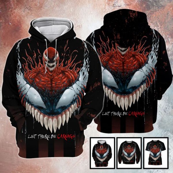 Venom Let There Be Carnage 3D Hoodie, Shirt