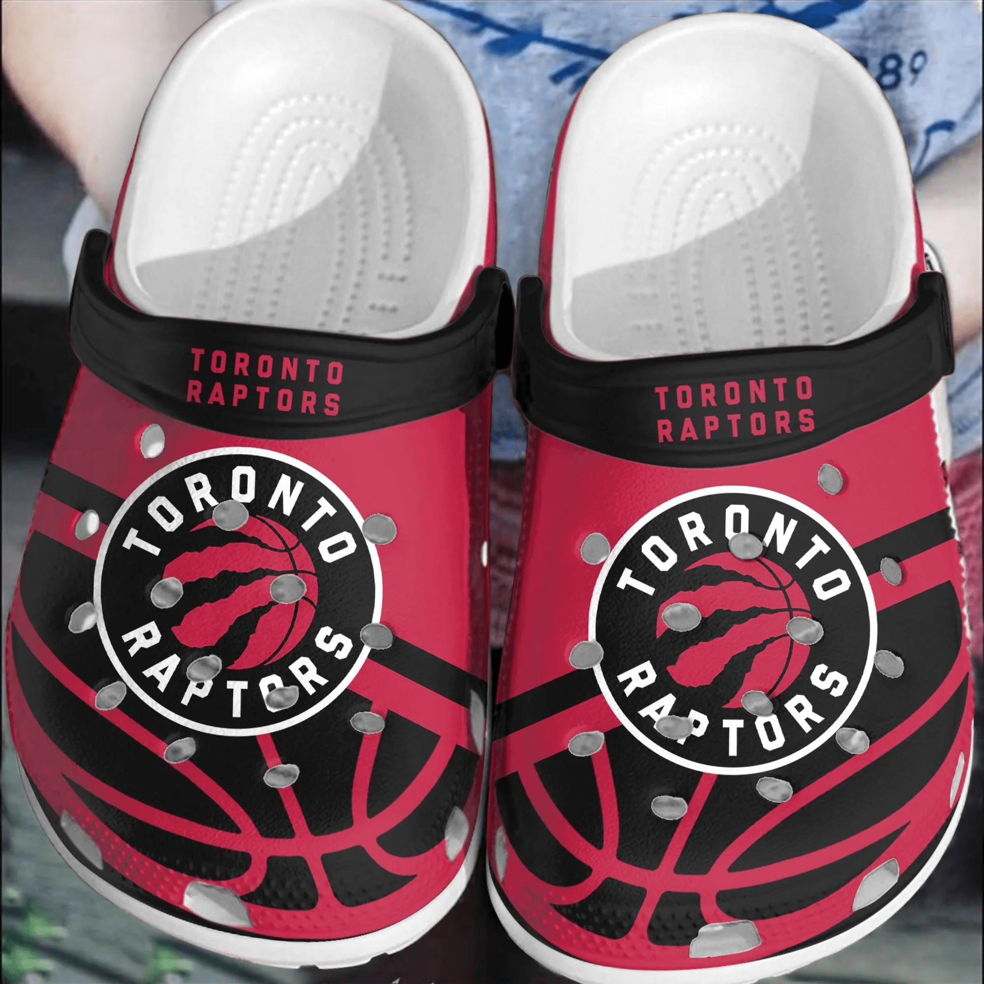 Toronto Raptors Basketball Clogs Crocss Crocband Shoes Comfortable For Men Women