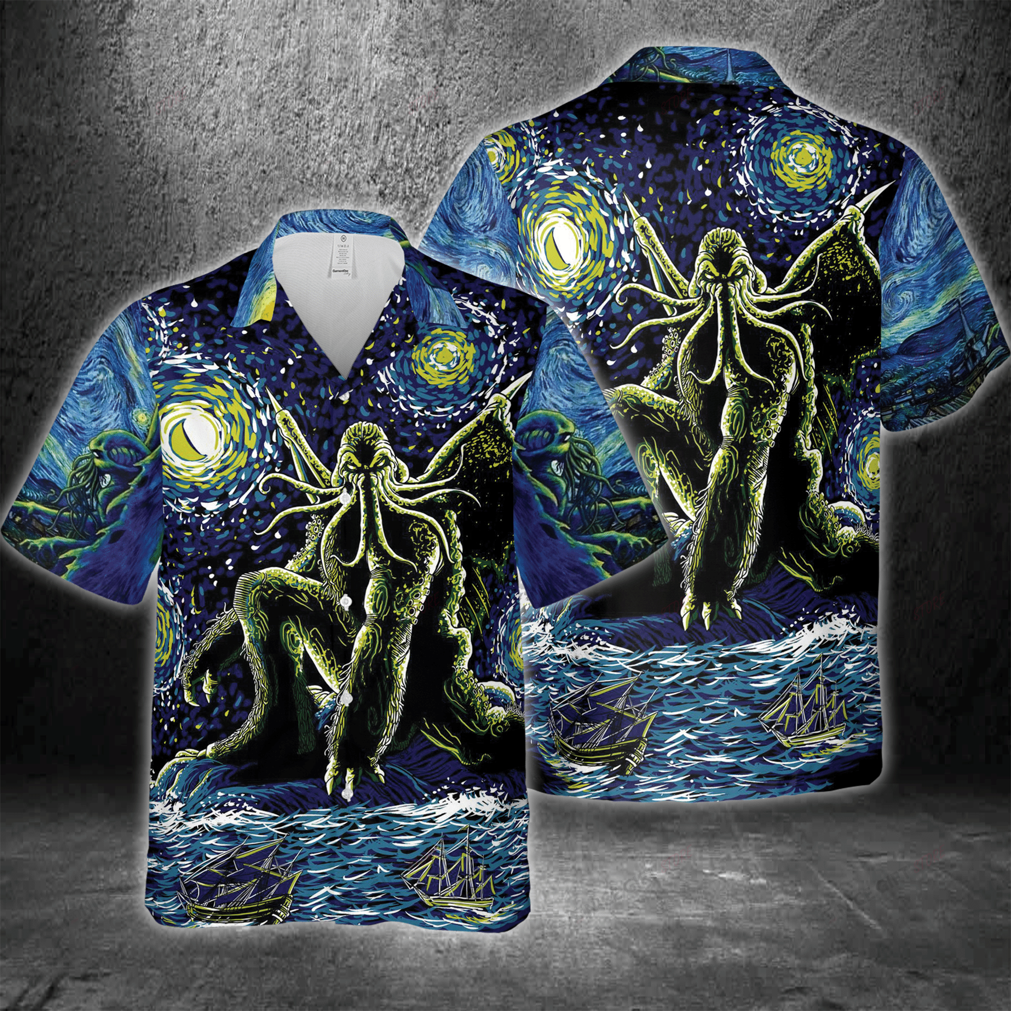 Cthulhu Hawaiian 3D Shirt 3Hs-D2L8