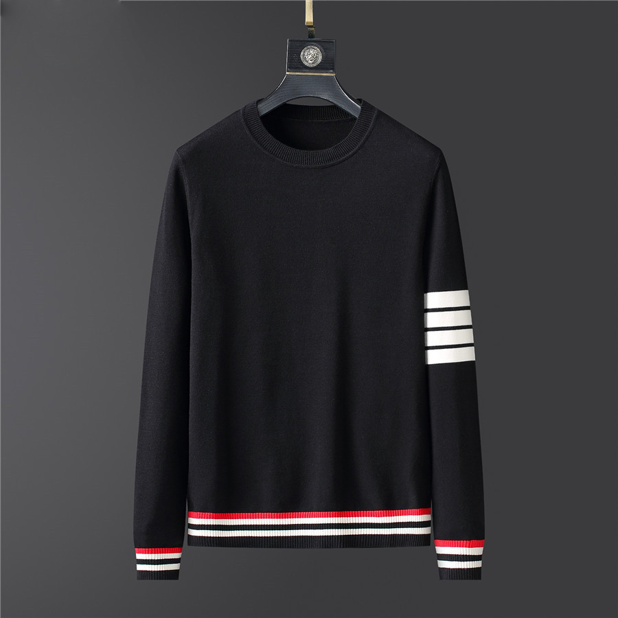 2022 new Winter Thickness Pullover Men O-neck Solid Long Sleeve Warm Slim Sweaters Men’s Sweater Pull Male Clothing Cotton Wool alx