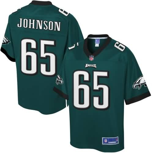 Youth Philadelphia Eagles Lane Johnson NFL Pro Line Team Color Jersey