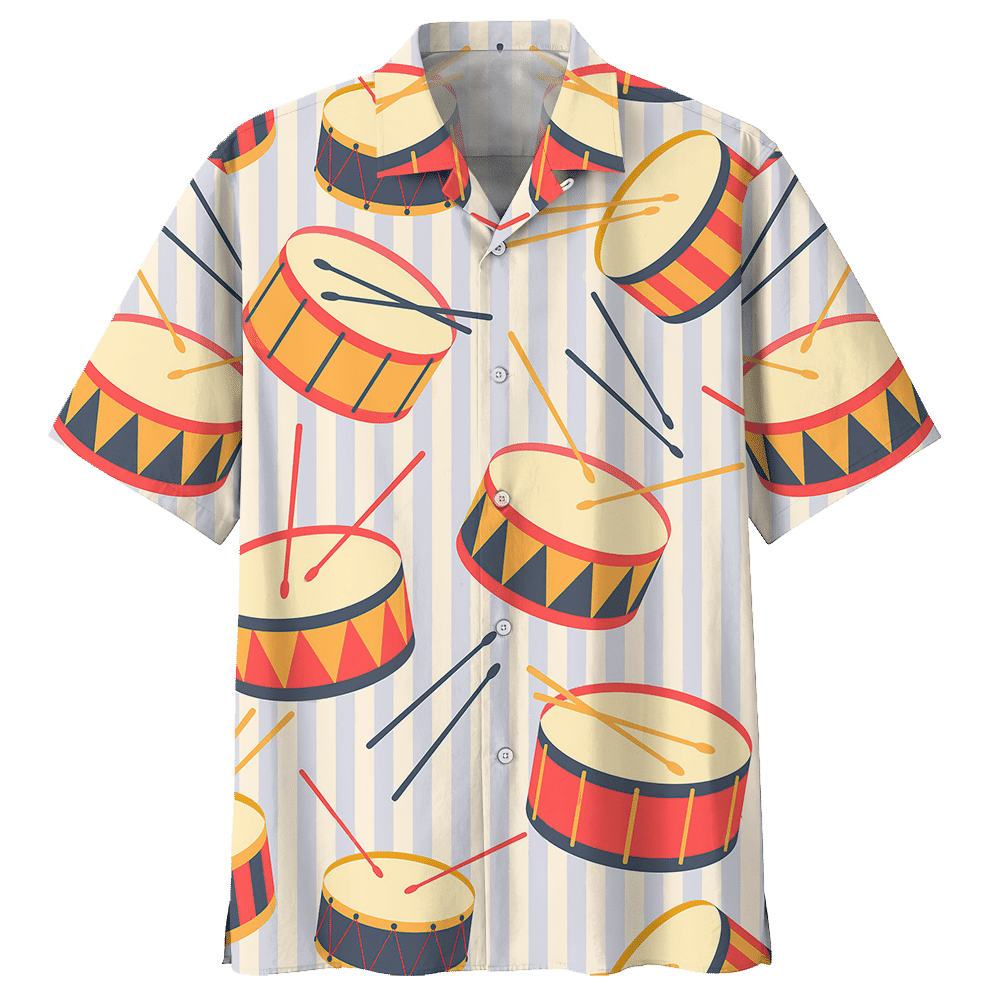 Drum Shirt Hawaii For Hawaii Aloha Ha29171