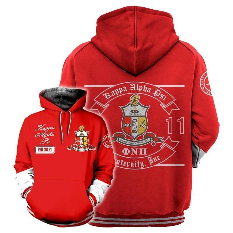 Greek Life Hoodie – Kappa Alpha Psi Hoodie – Danh Style