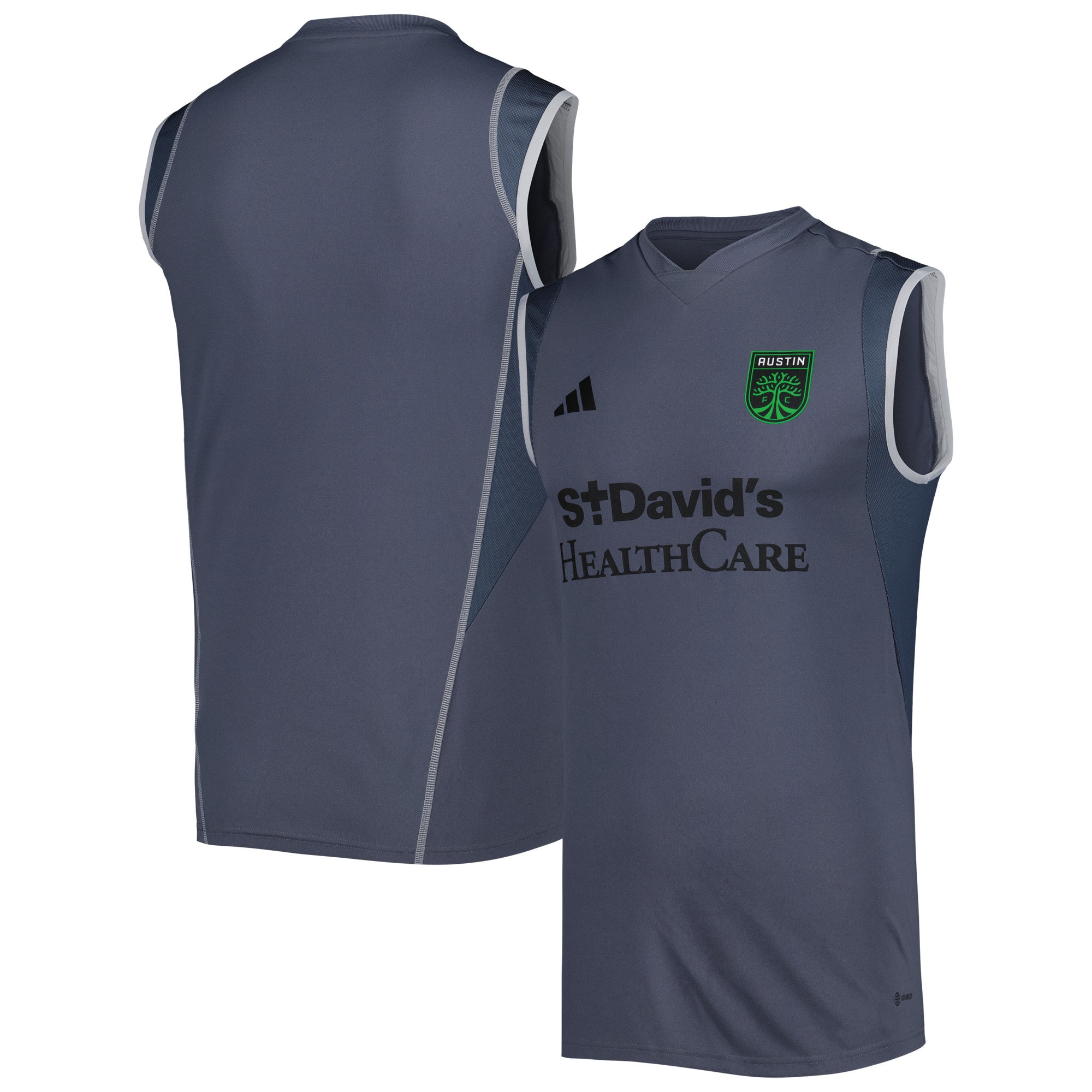 Austin FC 2023 On-Field Sleeveless Training Jersey – Gray