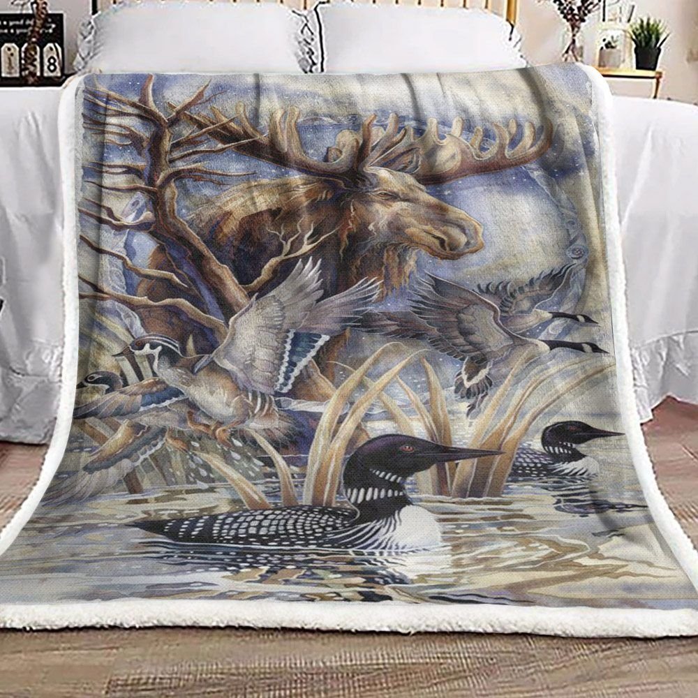 Wild Animals Hn1910242F Sherpa Fleece Blanket