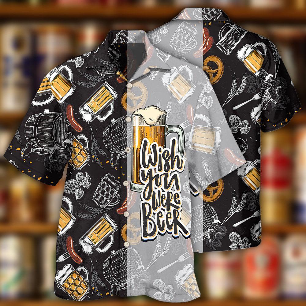 Wish You Were Beer – Hawaiian Shirt – Haws02Lin210322