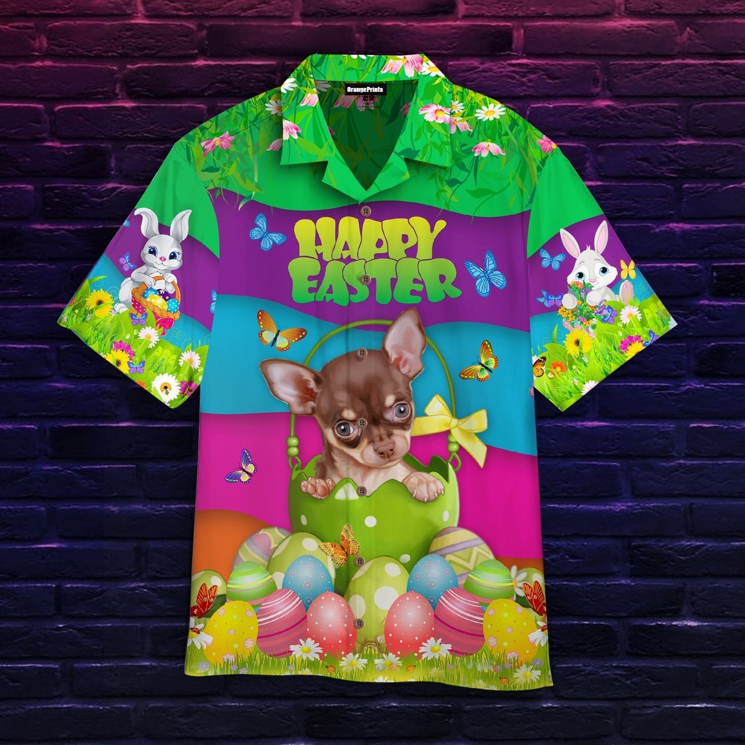 Lovely Puppy Happy With Easters Day Hawaii Shirt For Men Women Ha100133