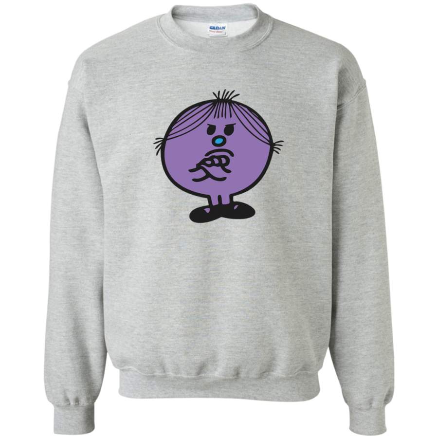 AGR Little Miss Stubborn Crewneck Pullover Sweatshirt