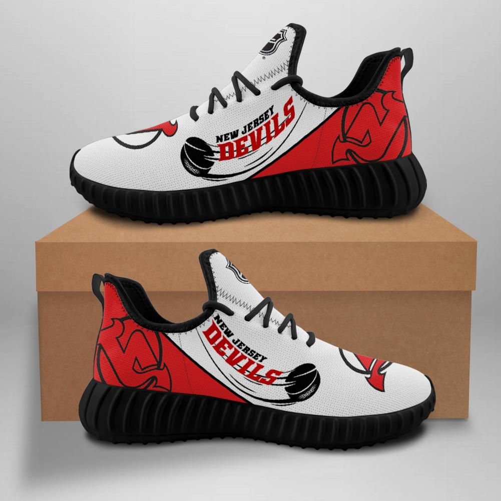 New Jersey Devils Unisex Sneakers New Sneakers Hockey Custom Shoes New Jersey Devils Yeezy Boost – Yeezy Shoes