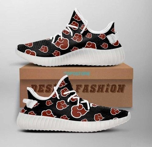 Akatsuki Black Yeezy Sneaker Custom Shoes 2020