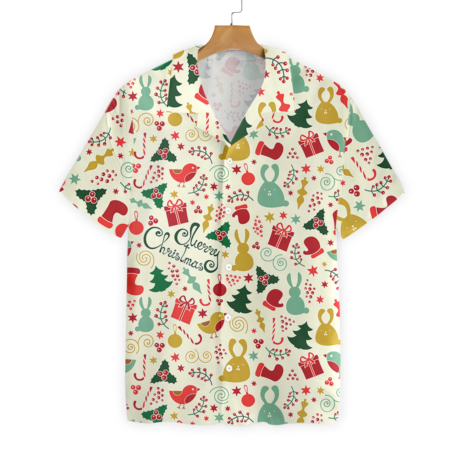 Merry Christmas Pattern 4 2610 Hawaii Shirt Ha66017