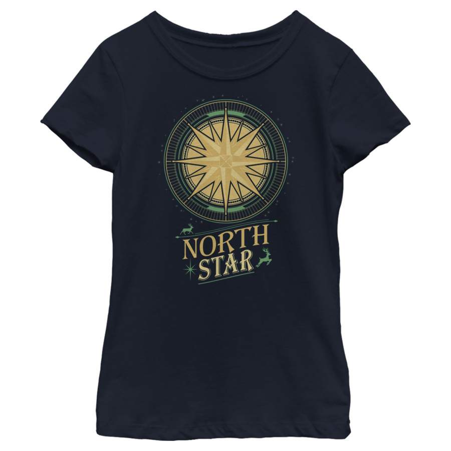 Christmas Chronicles 2 Girl’s Follow the North Star  T Shirt