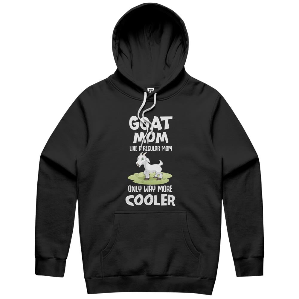 Goat Animal Caprine Farmer Mother S Day Gift Goat Mom Hoodie