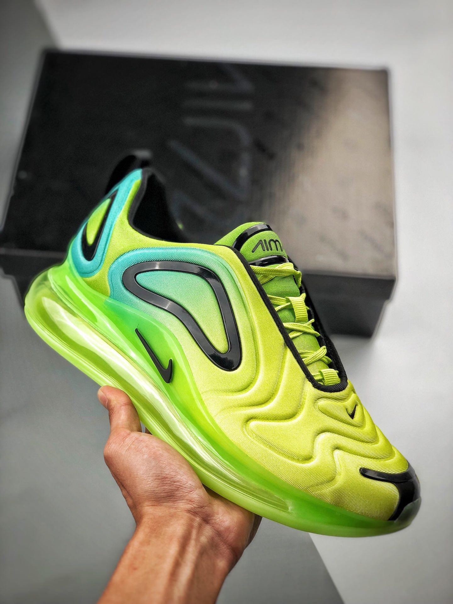 Nike Air Max 720 VoltBlack-Bordeaux-Volt-Space Glow 5339724