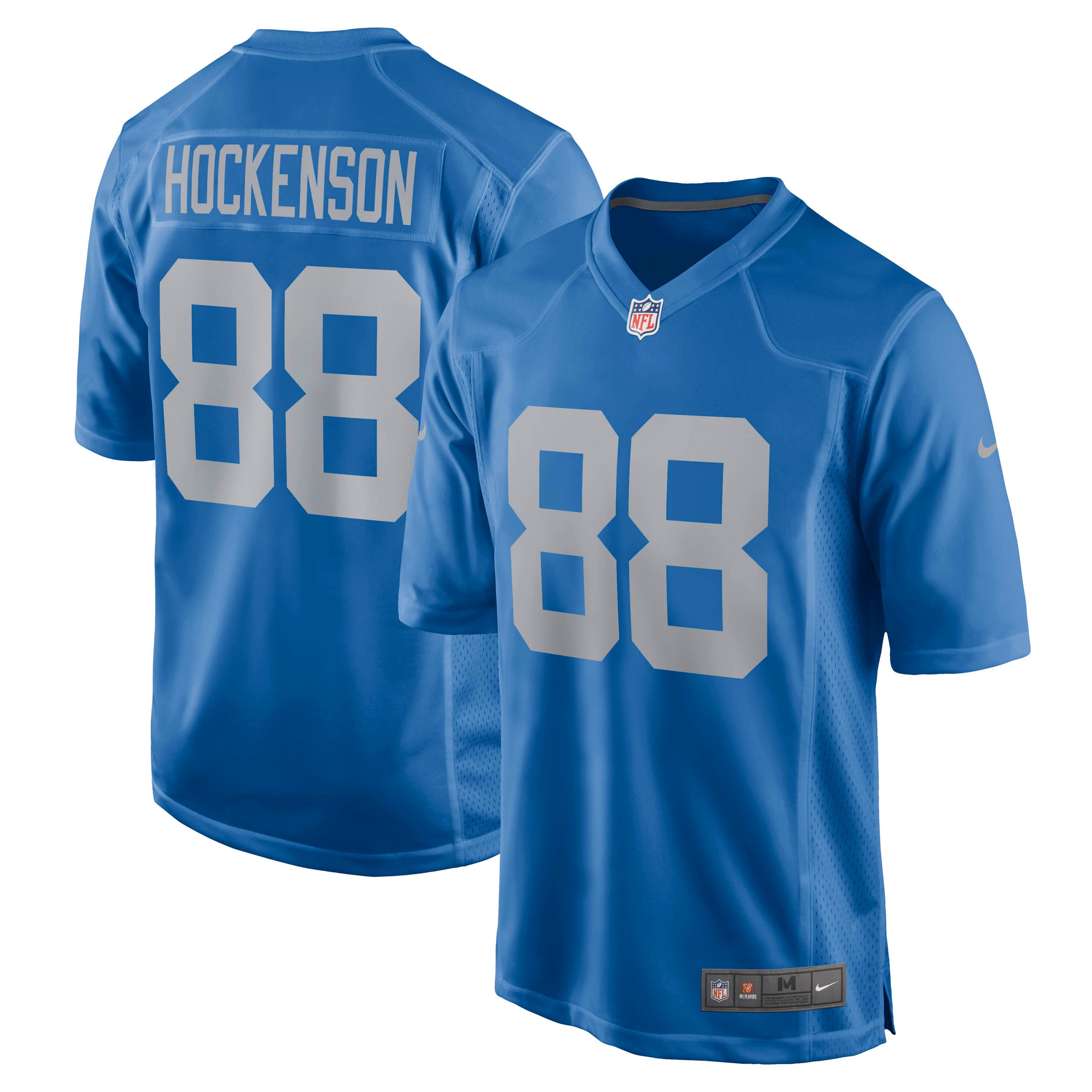 Tj Hockenson Detroit Lions Game Player Jersey Blue NFL