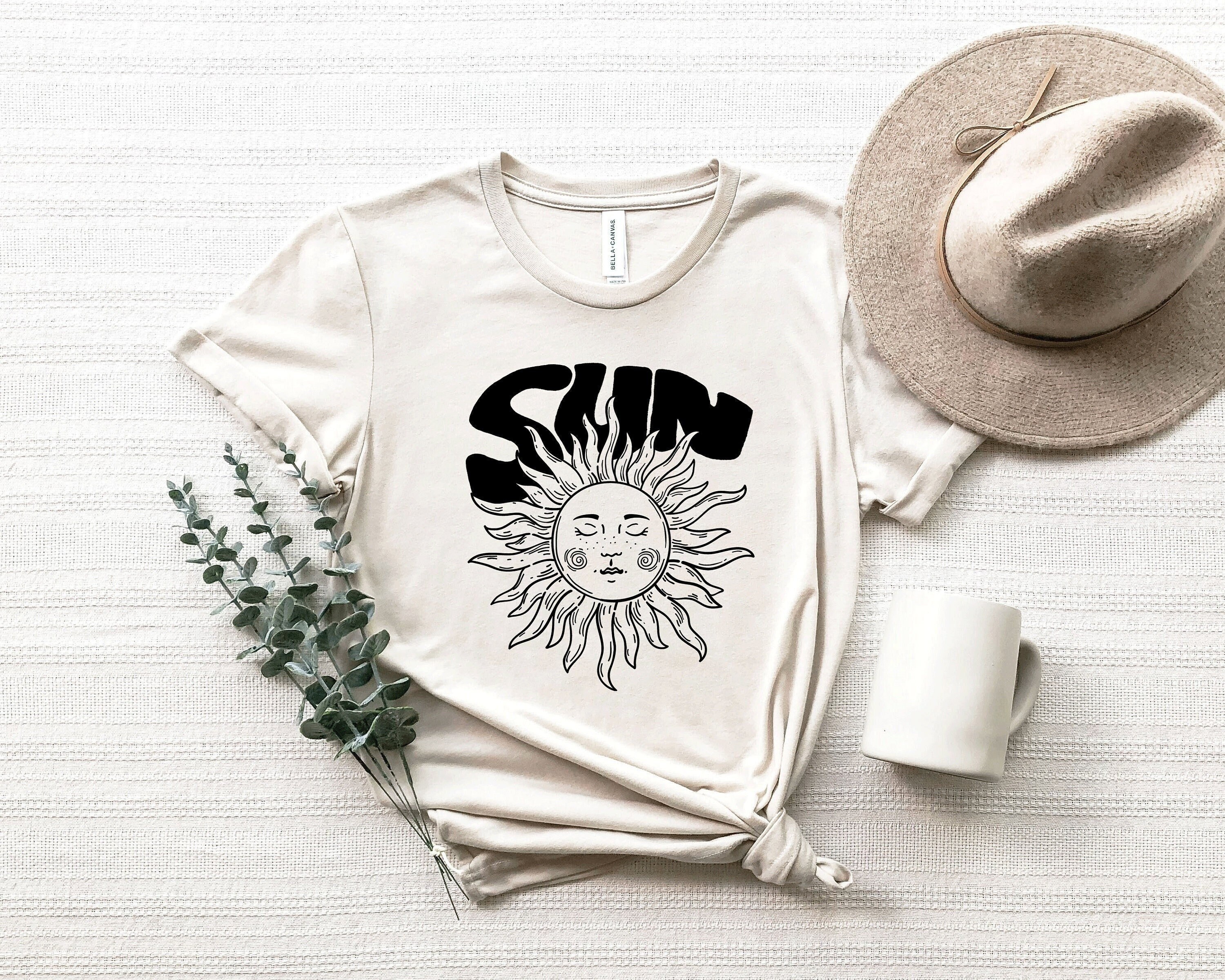 Sun Tee, Sun Shirt, Vintage Shirt, Sun And Moon Shirt, Sun And Moon Greek Shirt, Sun Valley T Shirt Vintage, Praise The Sun, Graphic Shirt