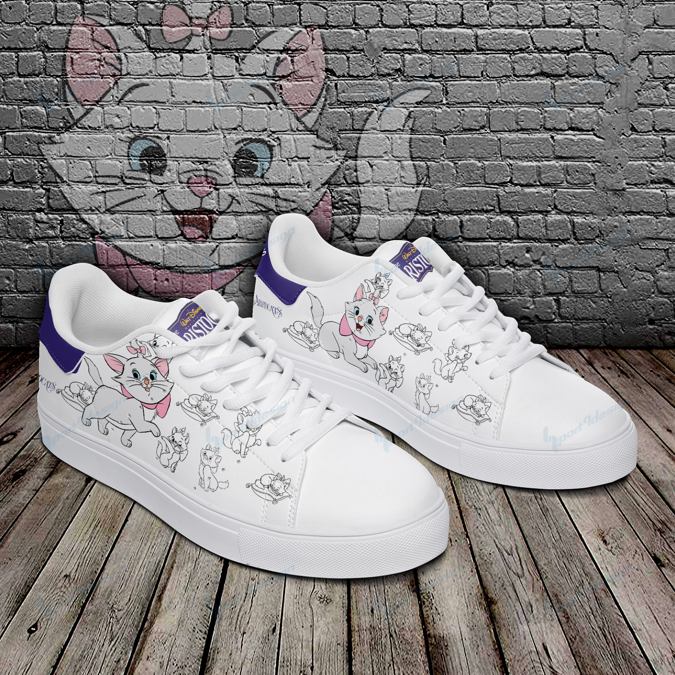 The Aristocats Ss Custom Sneakers Bg125