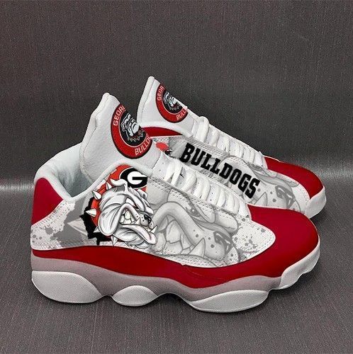 georgia bulldogs custom tennis air jordan 13 for fan shoes sport sneakers jd13 sneakers personalized shoes design