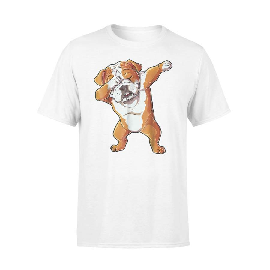 Dabbing English Bulldog Boys Dab Dance Puppy Lover T Shirt