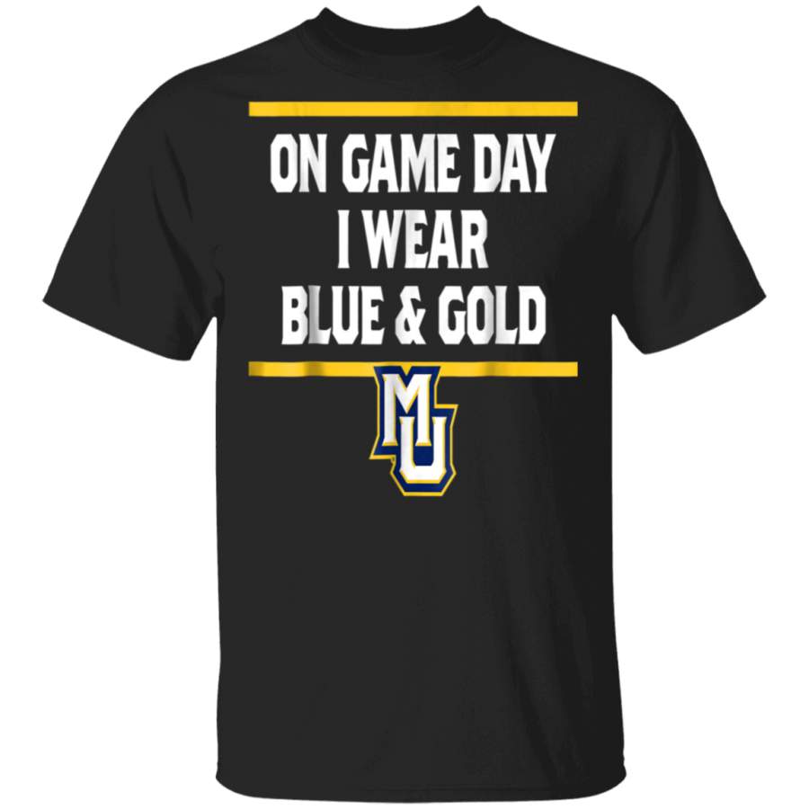 Marquette Golden Eagles Game Day Blue and Gold T Shirt