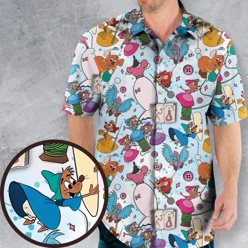 Jaq, Gus, & Sewing Friends Hawaiian Shirt