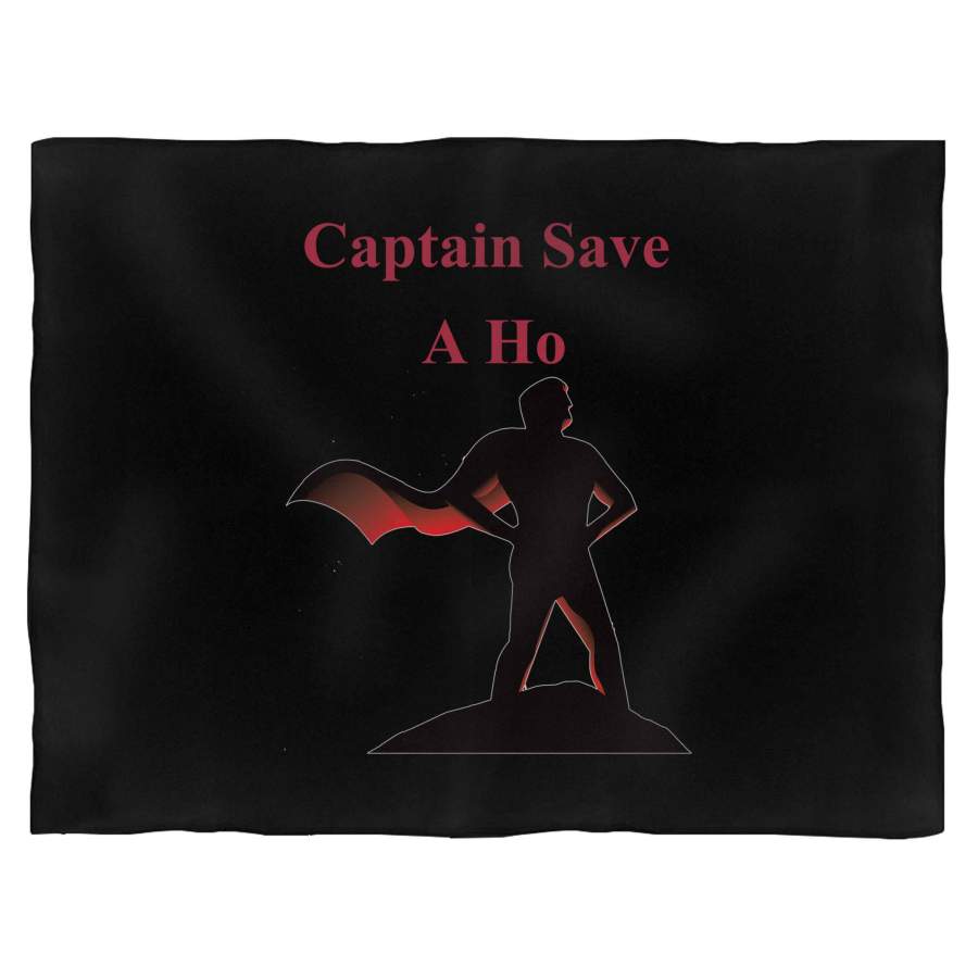 Captain Save A Ho Superhero Blanket