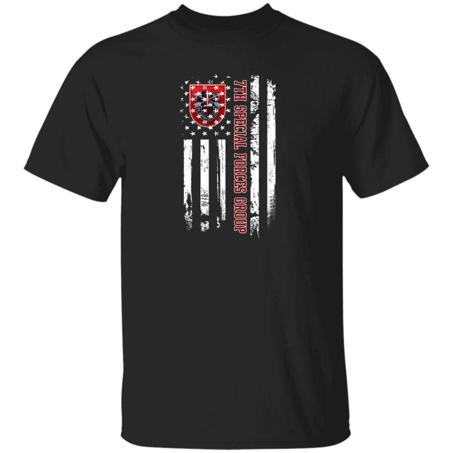 7th Special Forces Group Veteran American Flag Tshirt Veterans Day Christmas Gift Mug