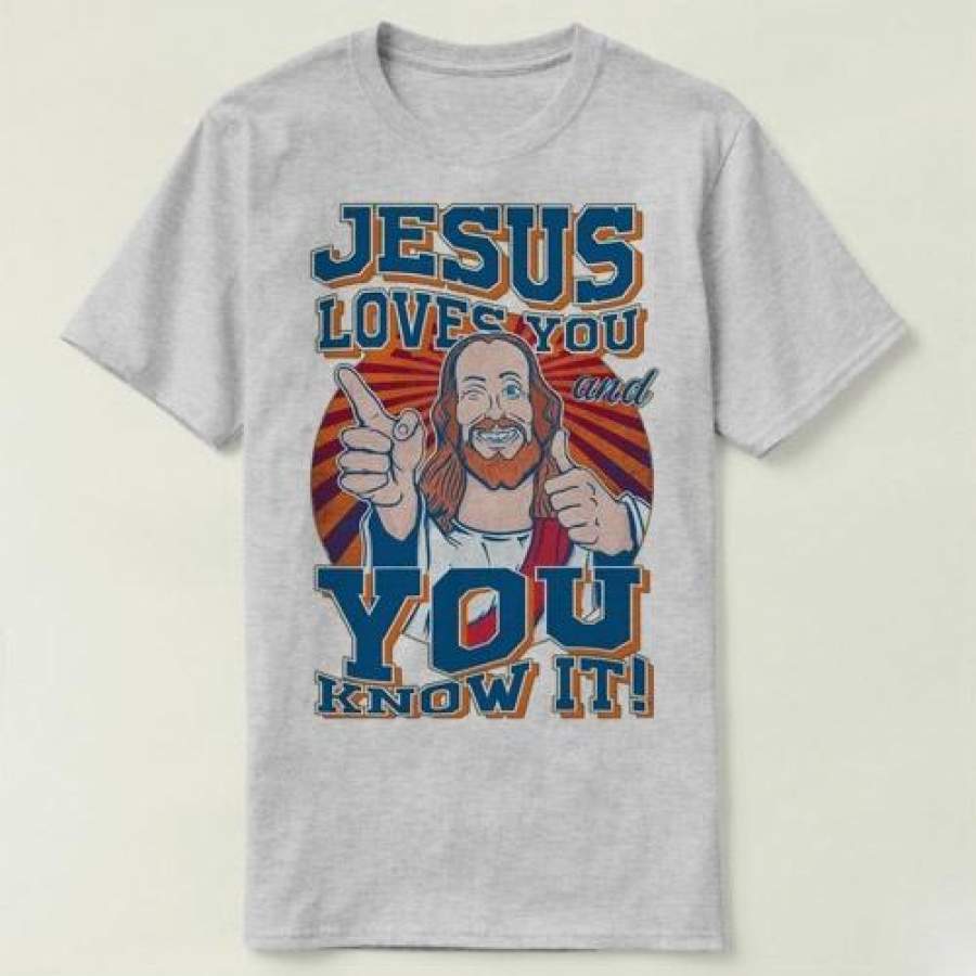 Jesus Loves You Christ Cotton T-Shirt